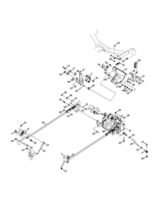 Part Location Diagram of 603-04752 MTD PEDAL-FORWARD